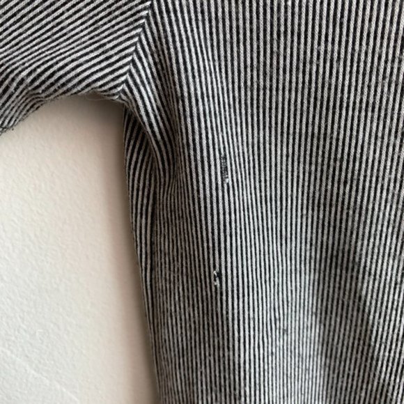 Zara Gray & Black Thin Striped Short Sleeve Shirt - Picture 8 of 8